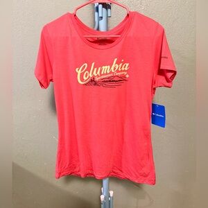Columbia Coral Graphic Tee. NWT Size L
